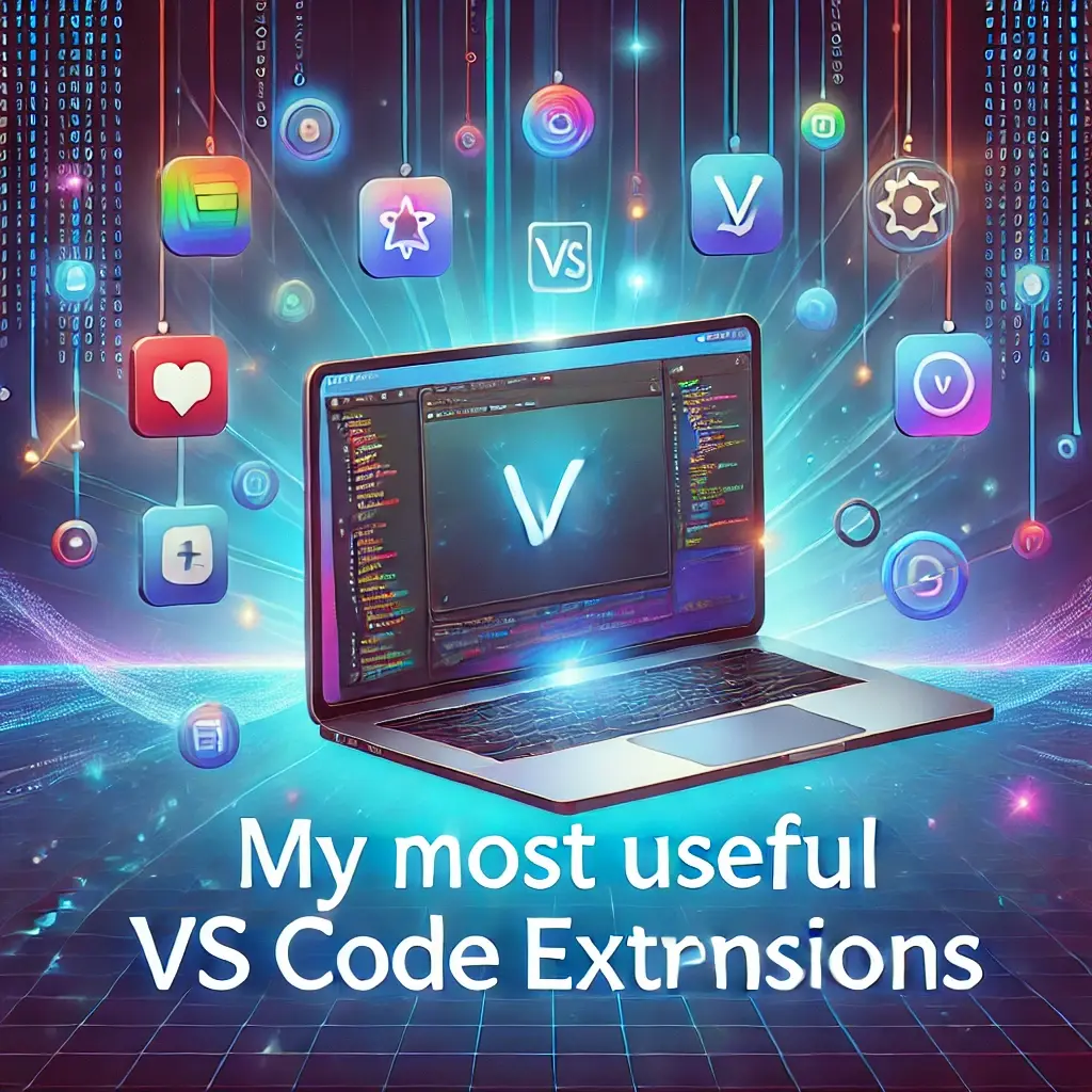 Cover for My most useful VS Code Extensions