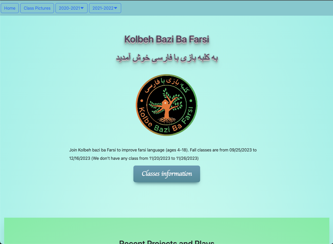 Kolbeh Farsi project thumbnail